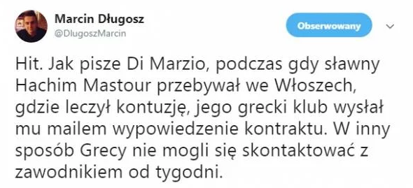 HIT! W taki sposób Hachim Mastour wyleciał z klubu